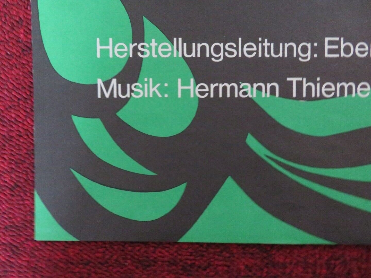 PAARE GERMAN POSTER (33"x 23.5") LILLI PALMER PAUL VERHOEVEN 1967 Movie posters