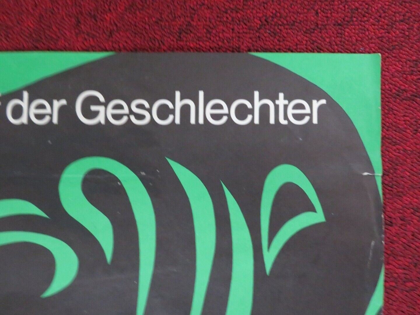 PAARE GERMAN POSTER (33"x 23.5") LILLI PALMER PAUL VERHOEVEN 1967 Movie posters