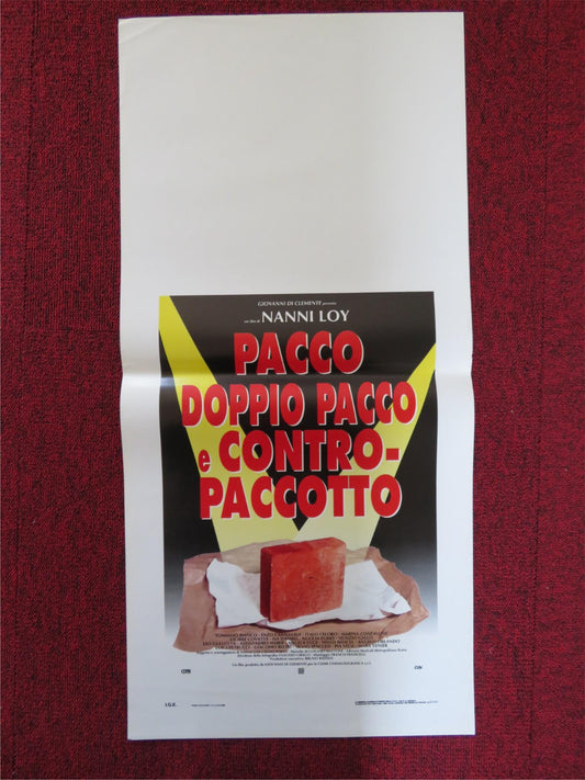 PACCO DOPPIO PACCO E CONTRO PACCOTTO ITALIAN LOCANDINA POSTER LEO GULLOTTA 1993 Rendezvous Cinema Movie posters