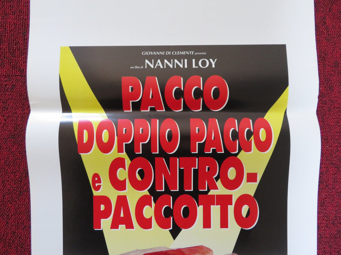PACCO DOPPIO PACCO E CONTRO PACCOTTO ITALIAN LOCANDINA POSTER LEO GULLOTTA 1993 Rendezvous Cinema Movie posters