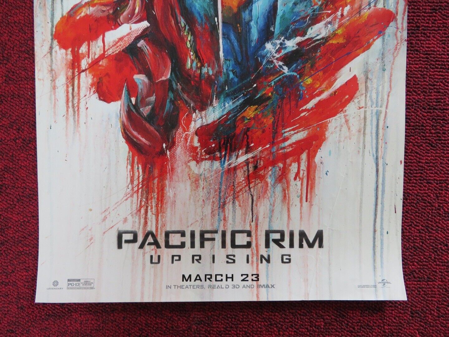 PACIFIC RIM UPRISING U.S MINI (11" X 17") POSTER JOHN BOYEGA SCOTT EASTWOOD - Rendezvous Cinema