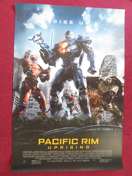 PACIFIC RIM UPRISING US ONE SHEET ROLLED POSTER SCOTT EASTWOOD JOHN BOYEGA 2018 Rendezvous Cinema Movie posters