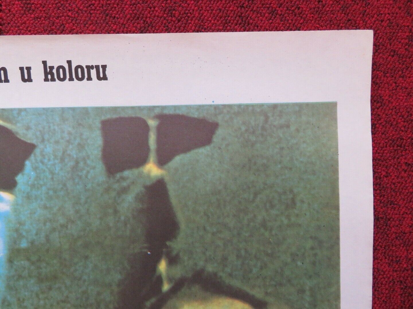 PADOBRANCI DOLAZE /The Gypsy Moths YUGOSLAVIAN (19.5"x 28") POSTER 1969 Movie posters