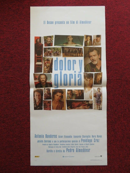PAIN AND GLORY ITALIAN LOCANDINA (27.5"x13") POSTER 2019 ANTONIO BANDERAS - Rendezvous Cinema