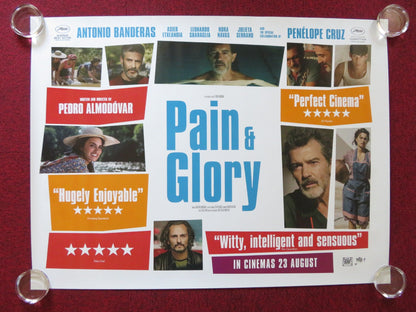 PAIN & GLORY UK QUAD (30"x 40") ROLLED POSTER ANTONIO BANDERAS 2019 Rendezvous Cinema Movie posters