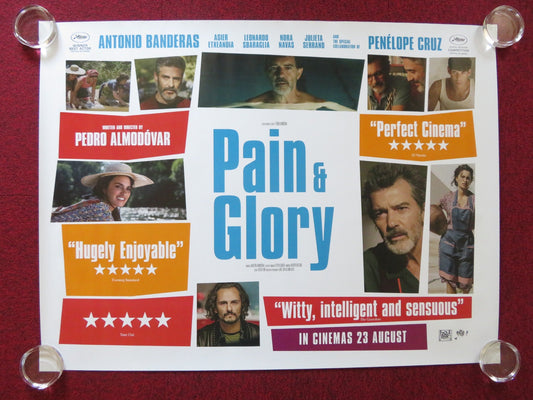 PAIN & GLORY UK QUAD (30"x 40") ROLLED POSTER ANTONIO BANDERAS 2019 Rendezvous Cinema Movie posters