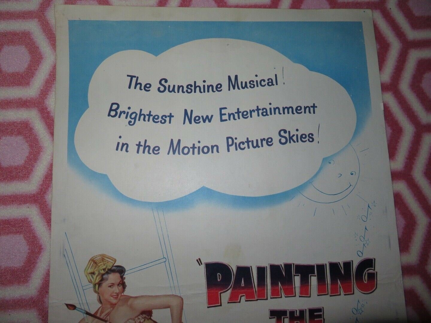 PAINTING THE CLOUDS WITH SUNSHINE US INSERT (14"x 36") POSTER DENNIS MORGAN 51 Movie posters