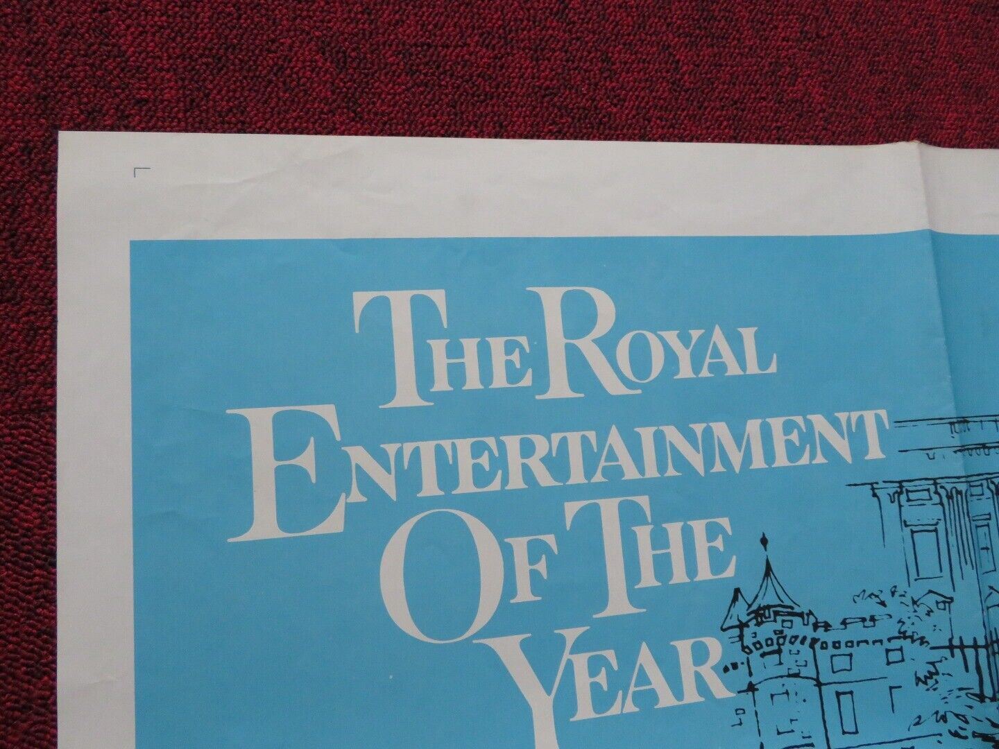 PALACES OF A QUEEN FOLDED US ONE SHEET POSTER MICHAEL REDGRAVE 1967 Movie posters