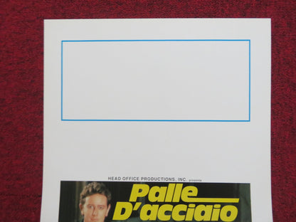 PALLE D'ACCIAIO ITALIAN LOCANDINA POSTER JUDGE REINHOLD JANE SEYMOUR 1985 Rendezvous Cinema Movie posters