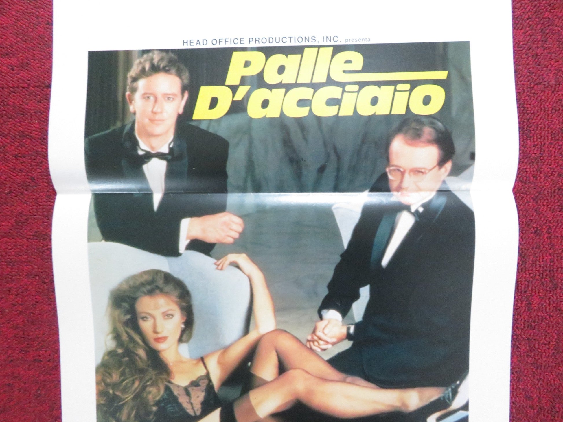 PALLE D'ACCIAIO ITALIAN LOCANDINA POSTER JUDGE REINHOLD JANE SEYMOUR 1985 Rendezvous Cinema Movie posters