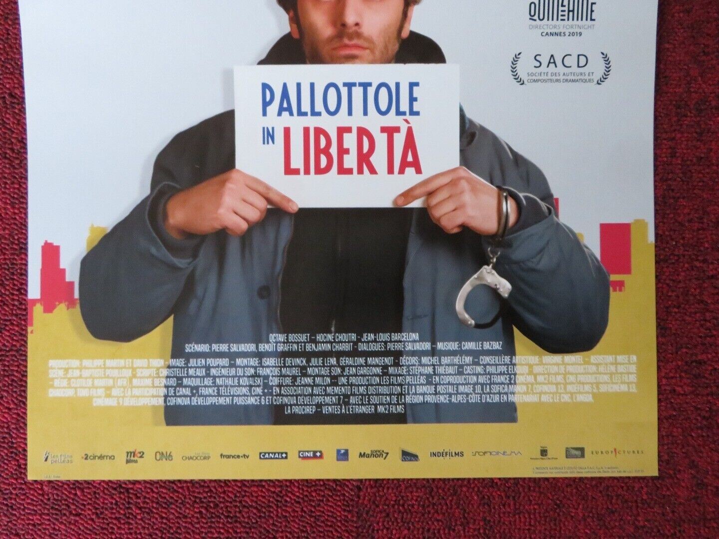 PALLOTTOLE IN LIBERTA ITALIAN LOCANDINA (26.5"x12.5") POSTER ADELE HAENEL 2018 - Rendezvous Cinema