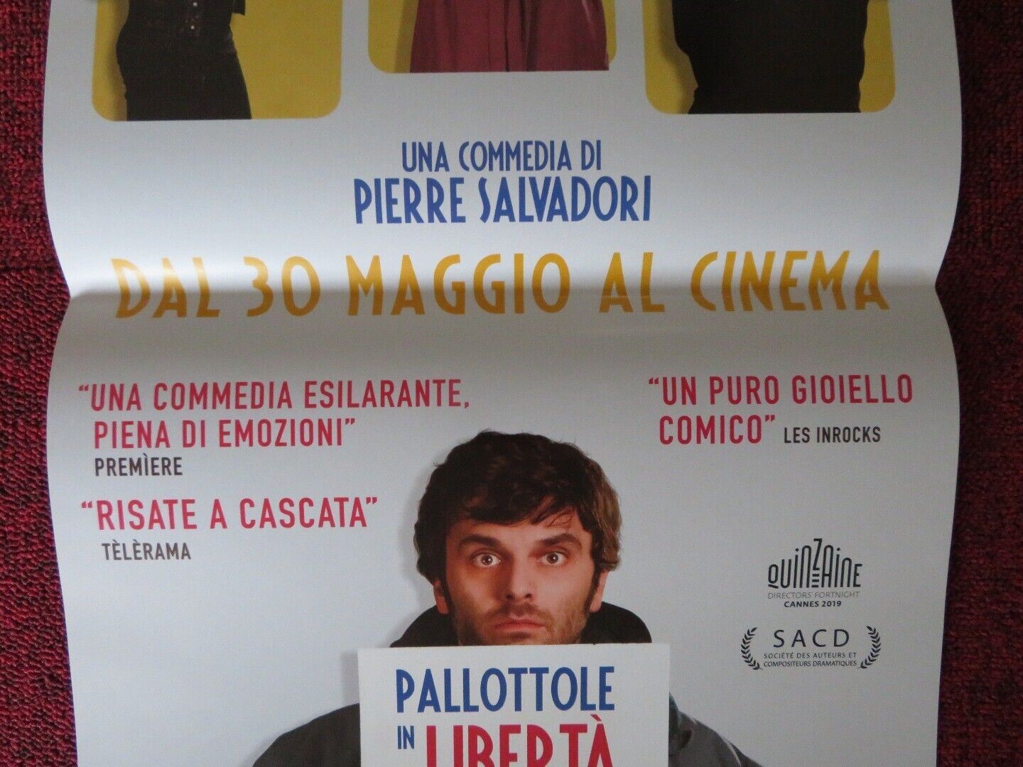 PALLOTTOLE IN LIBERTA ITALIAN LOCANDINA (26.5"x12.5") POSTER ADELE HAENEL 2018 - Rendezvous Cinema