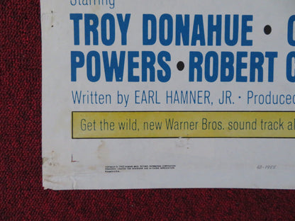 PALM SPRINGS WEEKEND FOLDED US ONE SHEET POSTER TROY DONAHUE CONNIE STEVENS 1963 Rendezvous Cinema Movie posters