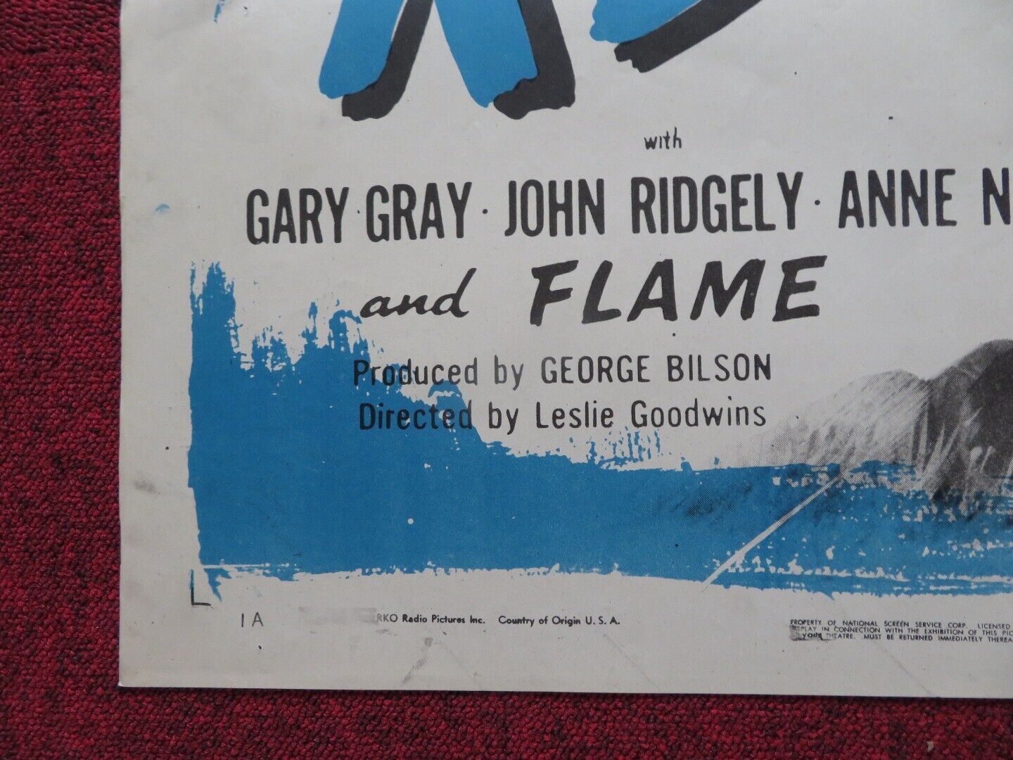 PAL'S RETURN US ONE SHEET POSTER GARY GRAY JOHN RIDGELY 1948 Movie posters