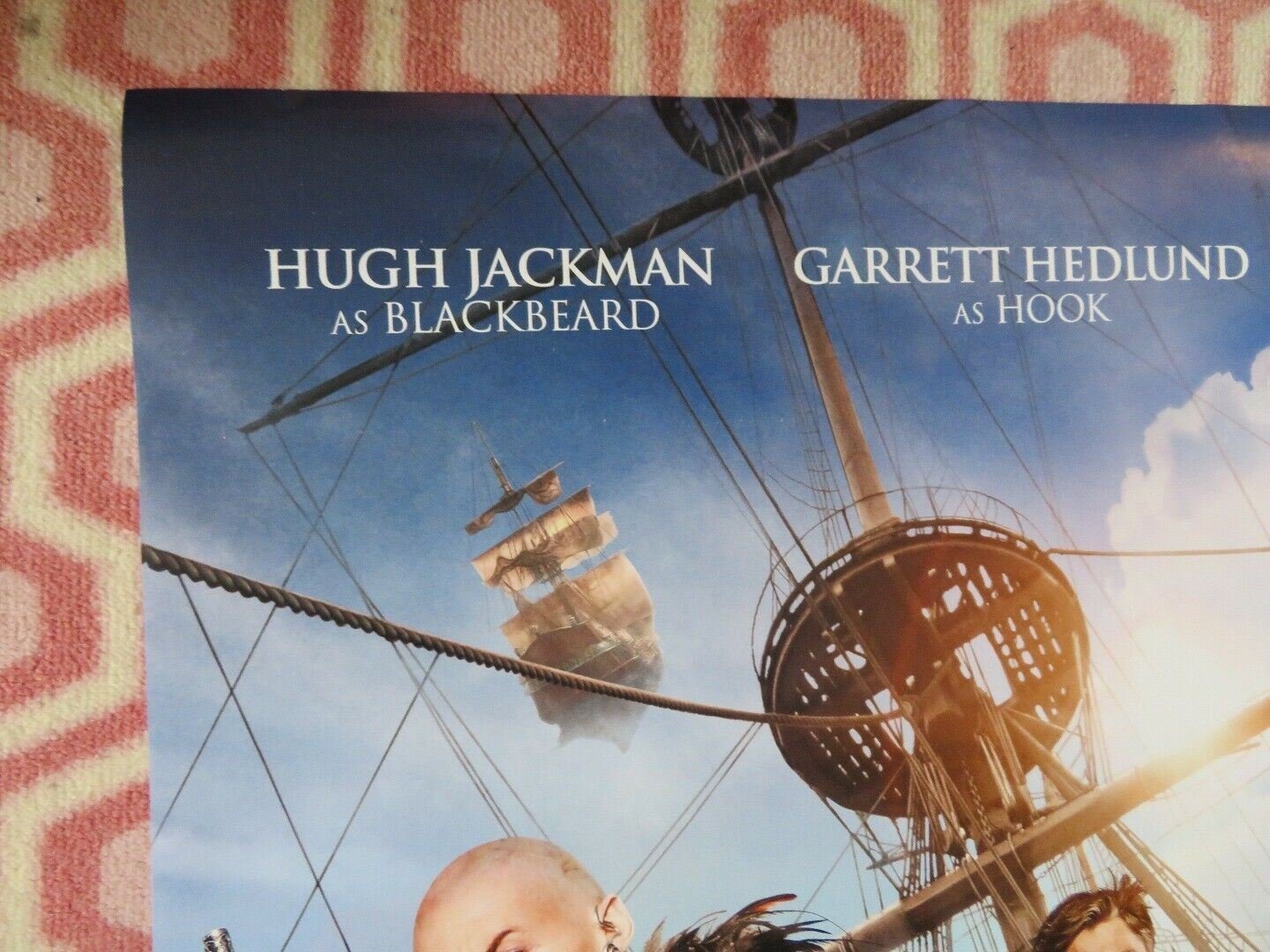 PAN US ONE SHEET ROLLED POSTER HUGH JACKMAN GARRETT HEDLUND 2015 Movie posters