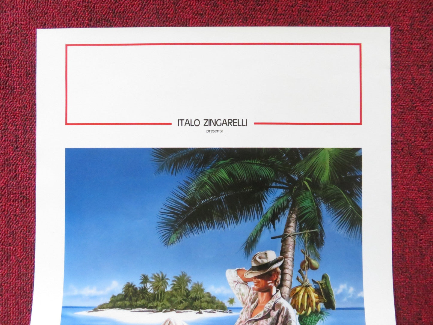 PANAMA SUGAR ITALIAN LOCANDINA POSTER SCOTT PLANK OLIVER REED 1990 Rendezvous Cinema Movie posters