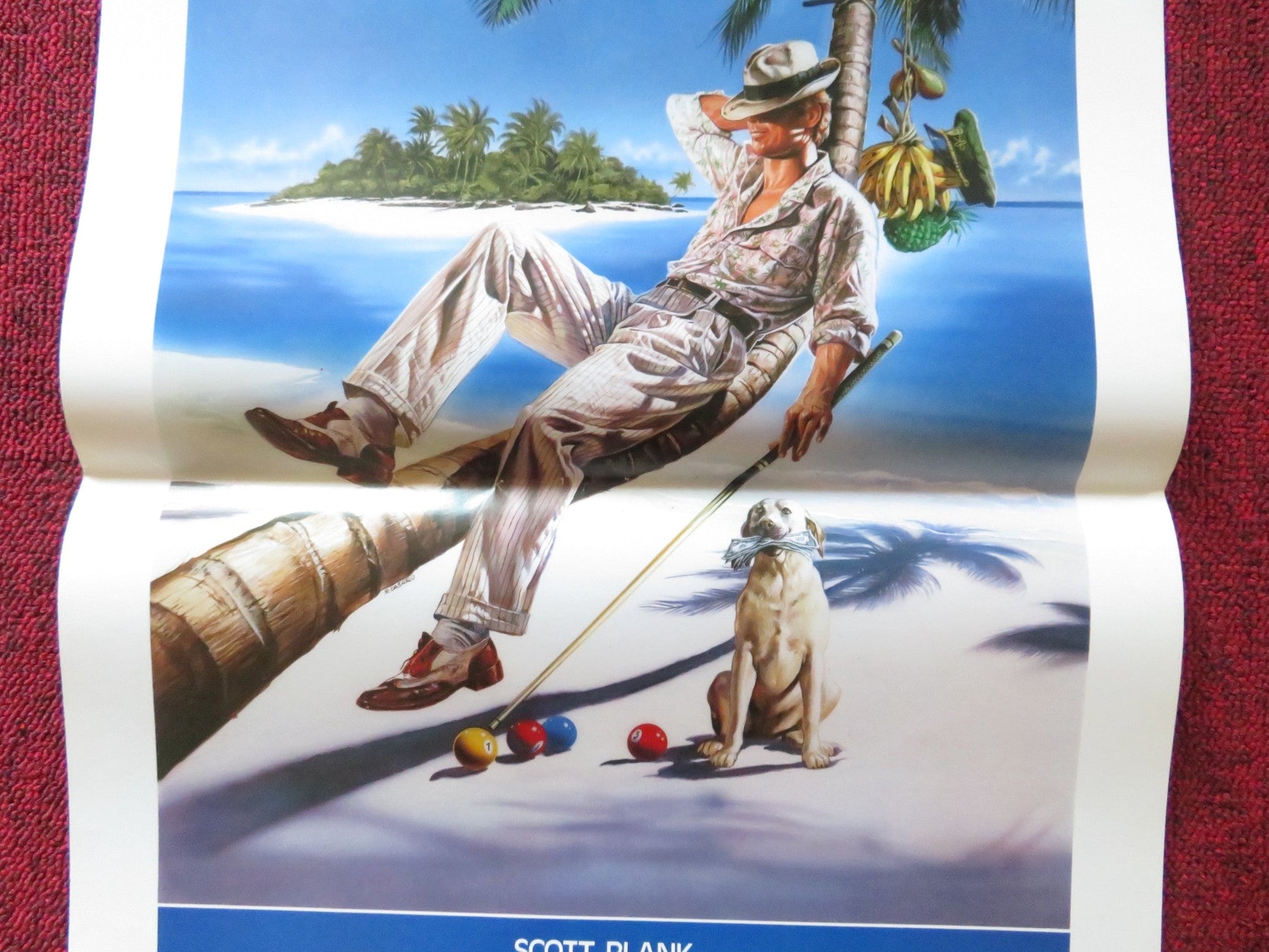 PANAMA SUGAR ITALIAN LOCANDINA POSTER SCOTT PLANK OLIVER REED 1990 Rendezvous Cinema Movie posters