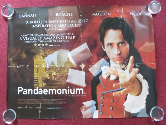 PANDAEMONIUM UK QUAD ROLLED POSTER LINUS ROACHE JOHN HANNAH 2000 Rendezvous Cinema Movie posters