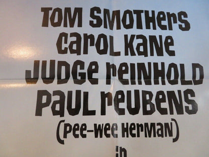 PANDEMONIUM COMEDY POSTER US ONE SHEET POSTER FOLDED C KANE PEE - WEE HERMAN Rendezvous Cinema Movie posters