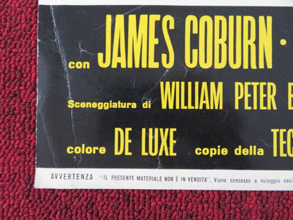 PAPA, MA CHE COSA HAI FATTO IN GUERRA? ITALIAN FOTOBUSTA POSTER J. COBURN 1966 Rendezvous Cinema Movie posters