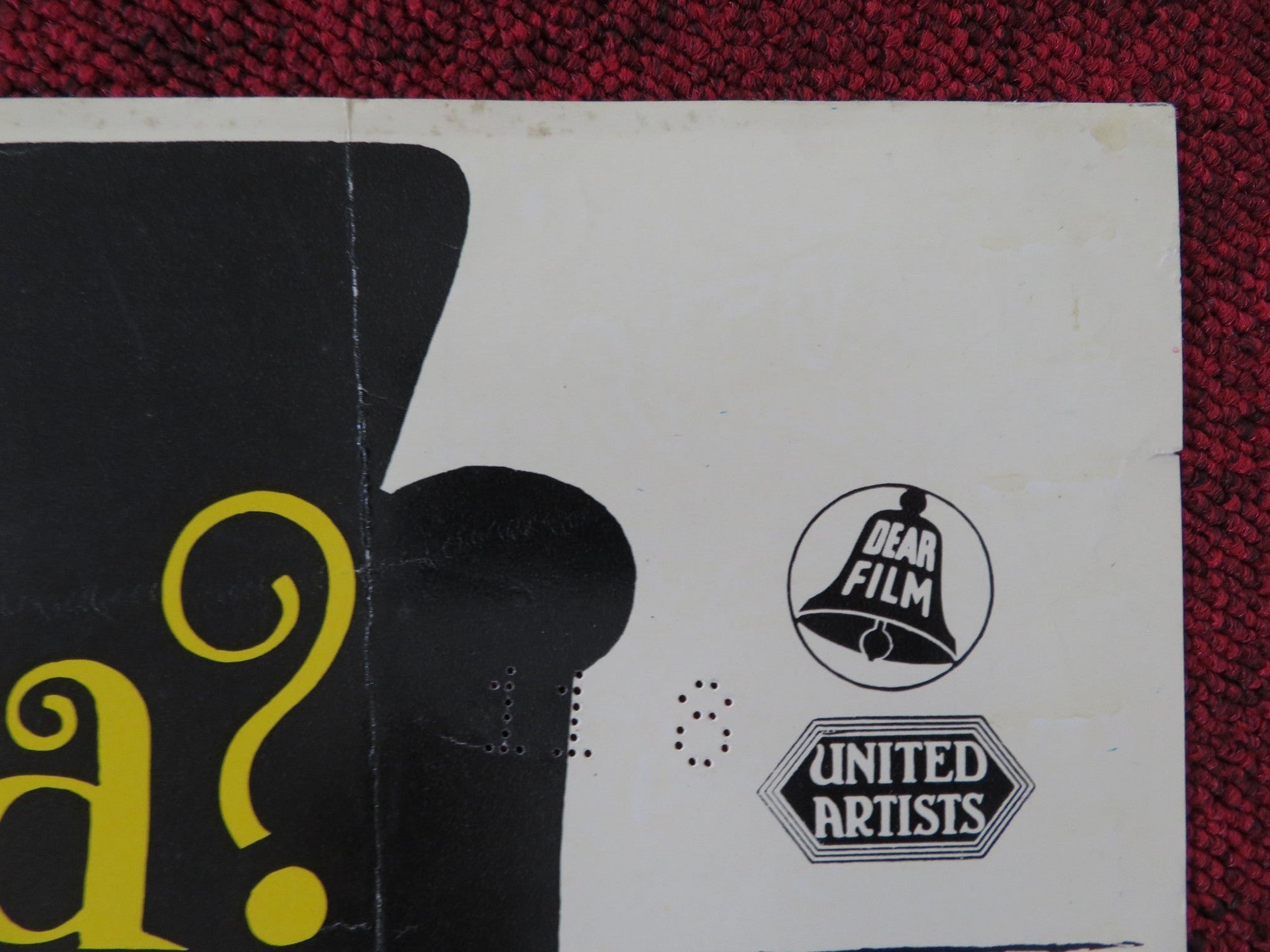 PAPA, MA CHE COSA HAI FATTO IN GUERRA? ITALIAN FOTOBUSTA POSTER J. COBURN 1966 Rendezvous Cinema Movie posters