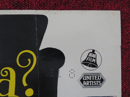 PAPA, MA CHE COSA HAI FATTO IN GUERRA? ITALIAN FOTOBUSTA POSTER J. COBURN 1966 Rendezvous Cinema Movie posters