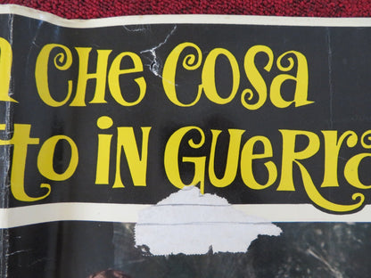 PAPA, MA CHE COSA HAI FATTO IN GUERRA? ITALIAN FOTOBUSTA POSTER J. COBURN 1966 Rendezvous Cinema Movie posters