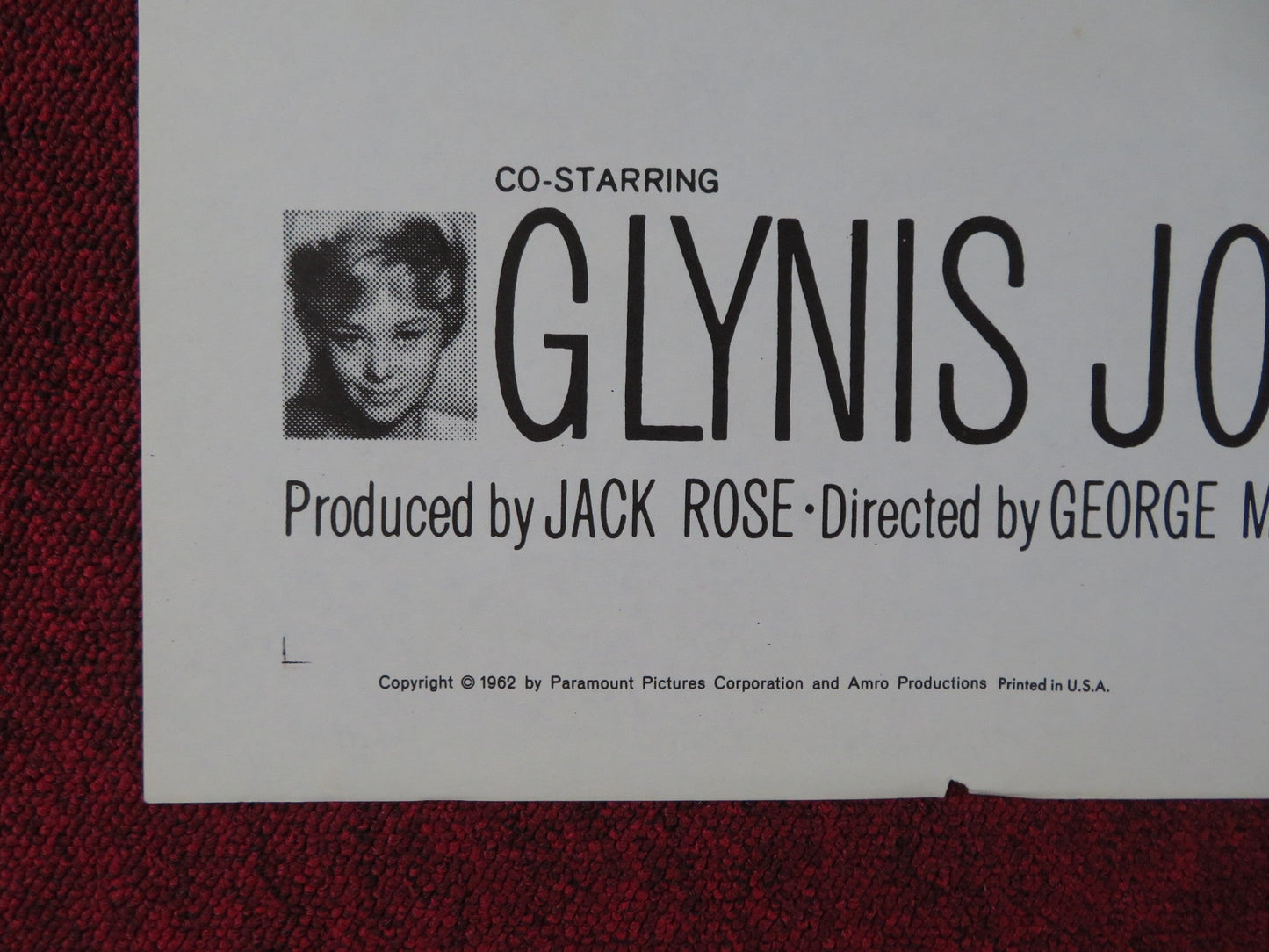 PAPA'S DELICATE CONDITION FOLDED US ONE SHEET POSTER JACKIE GLEASON 1963 Rendezvous Cinema Movie posters