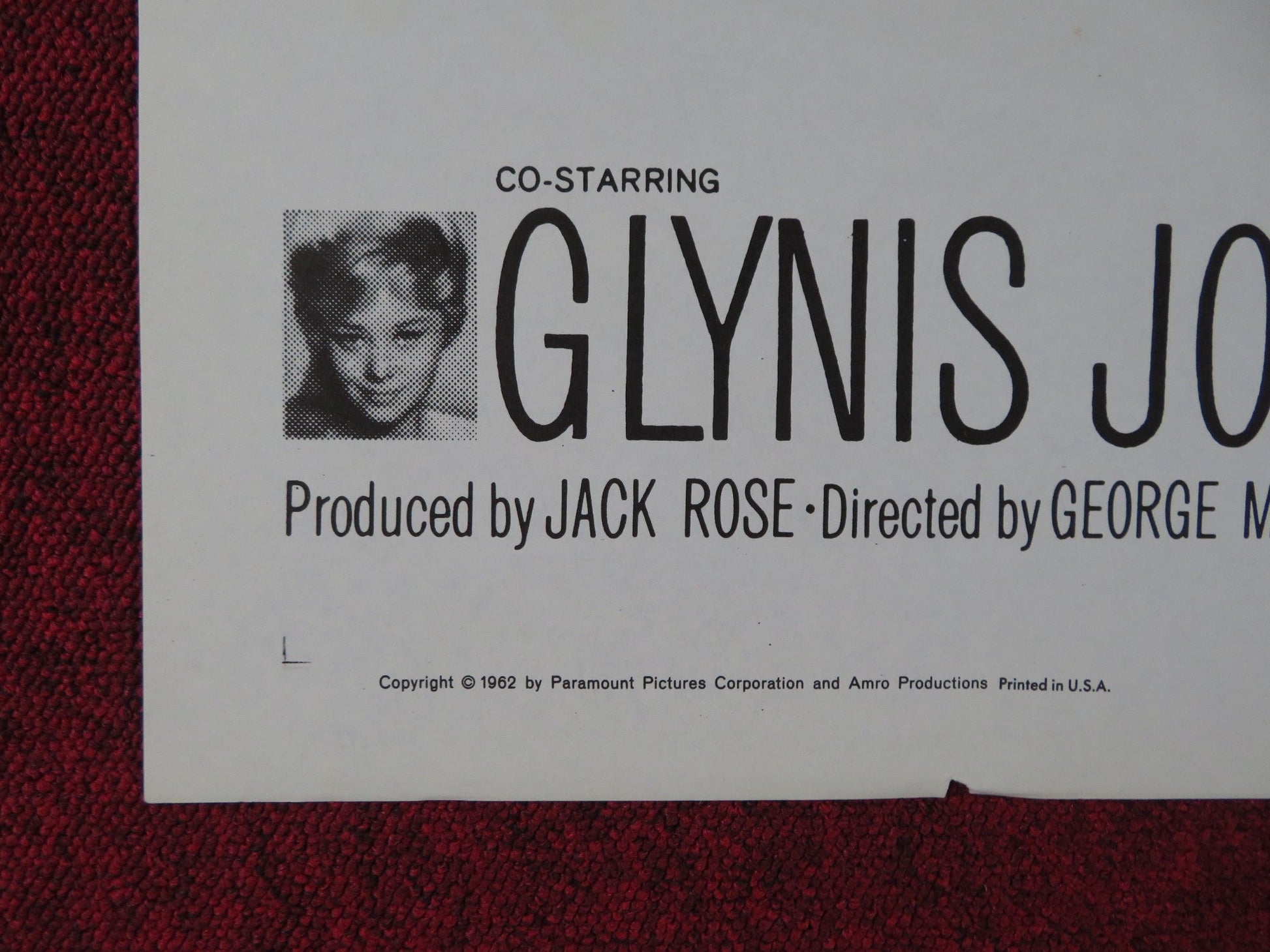 PAPA'S DELICATE CONDITION FOLDED US ONE SHEET POSTER JACKIE GLEASON 1963 Rendezvous Cinema Movie posters