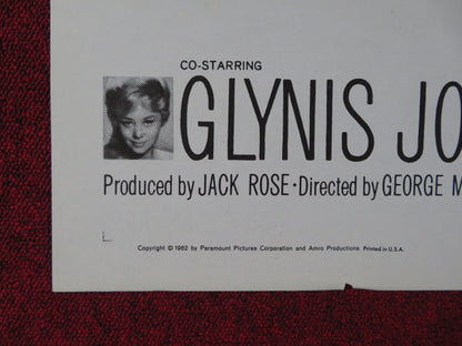 PAPA'S DELICATE CONDITION FOLDED US ONE SHEET POSTER JACKIE GLEASON 1963 Rendezvous Cinema Movie posters