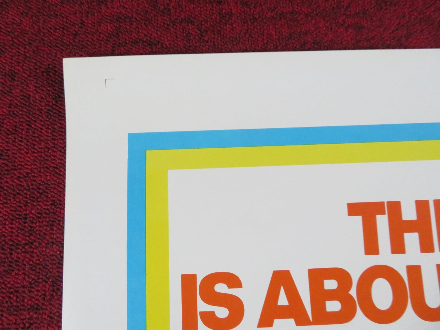 PAPER LION - A FOLDED US ONE SHEET POSTER ALAN ALDA LAUREN HUTTON 1968 Rendezvous Cinema Movie posters