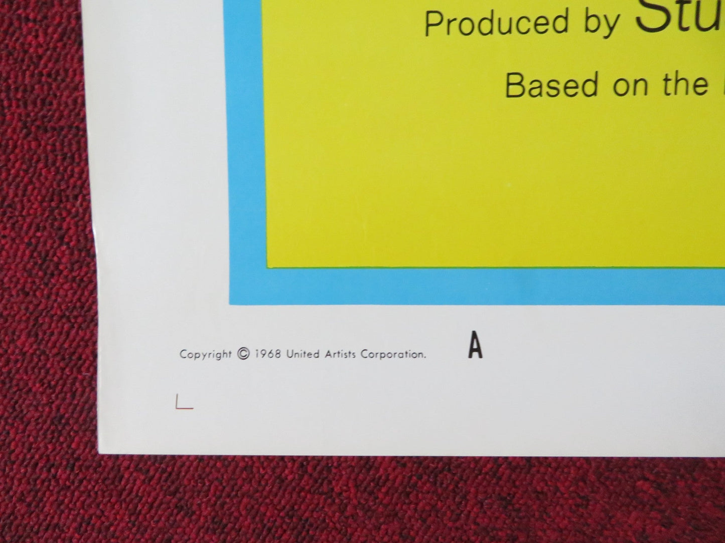 PAPER LION - A FOLDED US ONE SHEET POSTER ALAN ALDA LAUREN HUTTON 1968 Rendezvous Cinema Movie posters