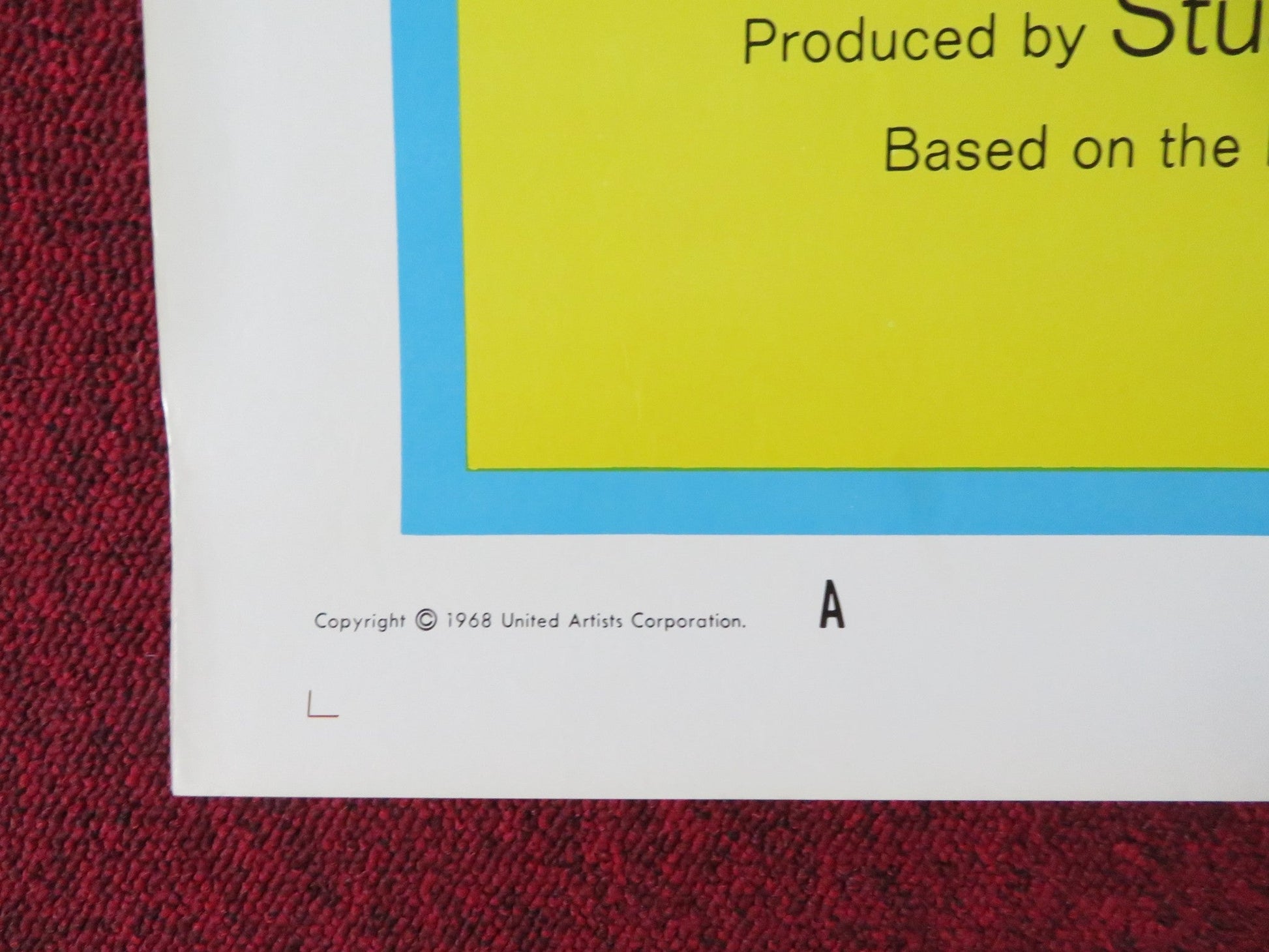 PAPER LION - A FOLDED US ONE SHEET POSTER ALAN ALDA LAUREN HUTTON 1968 Rendezvous Cinema Movie posters