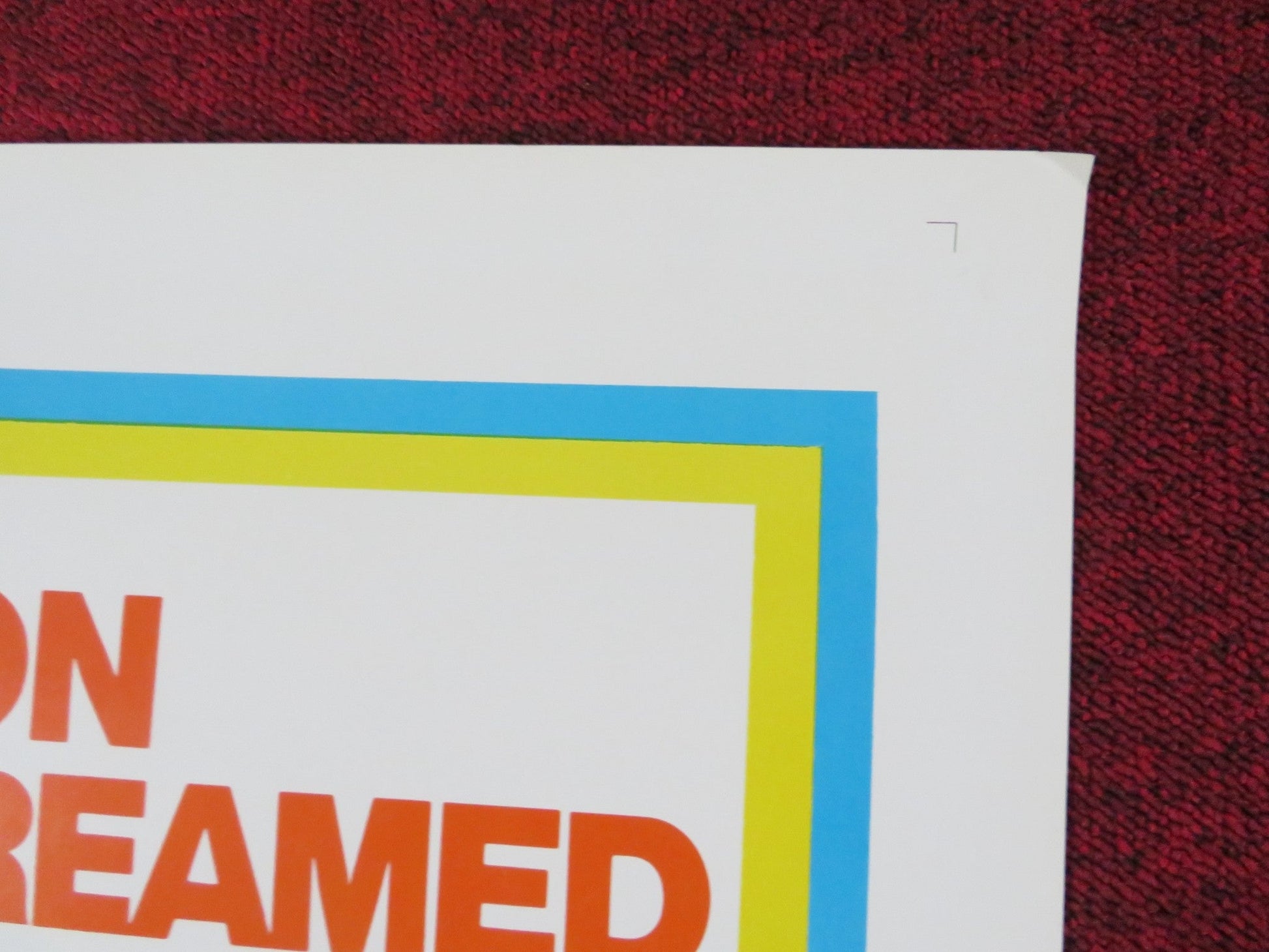 PAPER LION - A FOLDED US ONE SHEET POSTER ALAN ALDA LAUREN HUTTON 1968 Rendezvous Cinema Movie posters