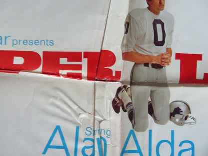 PAPER LION FOLDED US ONE SHEET POSTER ALAN ALDA LAUREN HUTTON 1968 Movie posters