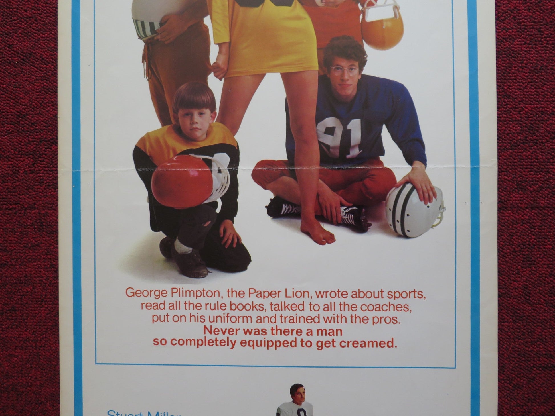 PAPER LION US INSERT (14"x 36") POSTER ALAN ALDA 1968 Rendezvous Cinema Movie posters