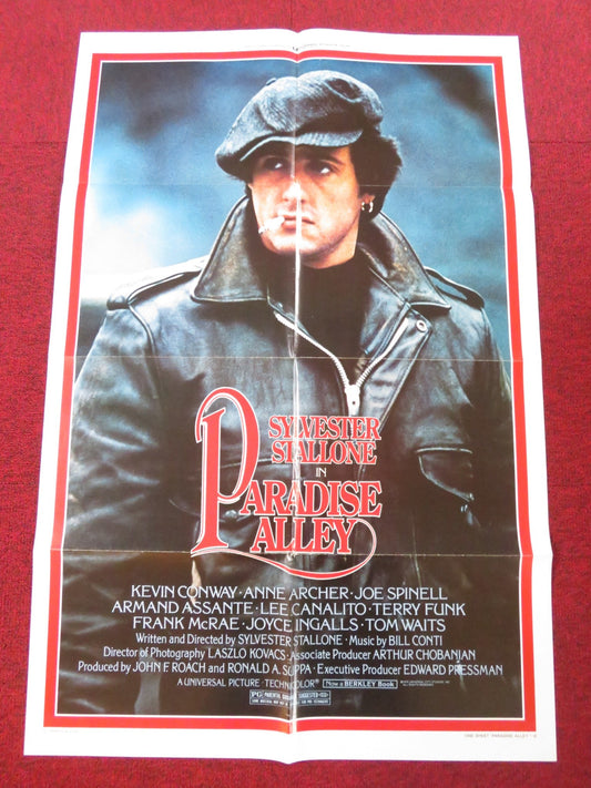PARADISE ALLEY - STYLE E FOLDED US ONE SHEET POSTER SYLEVESTER STALLONE 1978 Rendezvous Cinema Movie posters