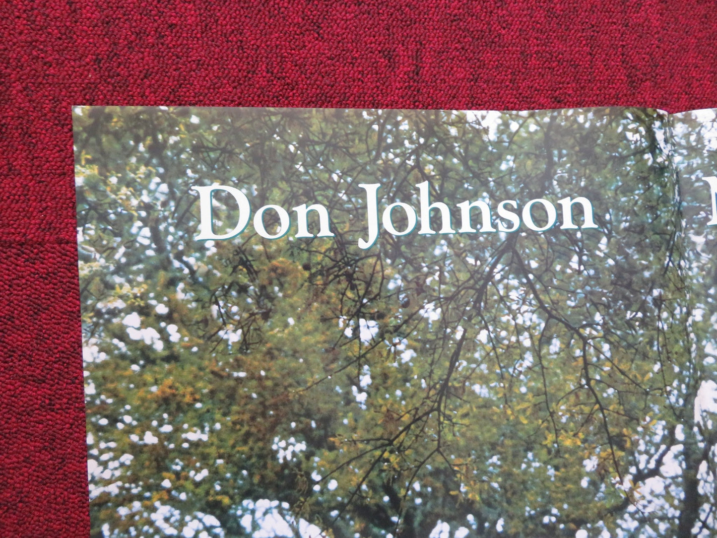 PARADISE FOLDED US ONE SHEET POSTER DON JOHNSON MELANIE GRIFFITH 1991 Rendezvous Cinema Movie posters