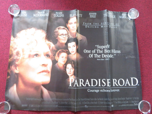 PARADISE ROAD UK QUAD ROLLED POSTER GLENN CLOSE FRANCES MCDORMAND 1997 Rendezvous Cinema Movie posters
