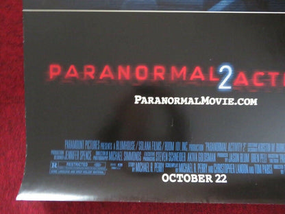 PARANORMAL ACTIVITY 2 US ONE SHEET ROLLED POSTER TOD WILLIAMS 2010 Movie posters