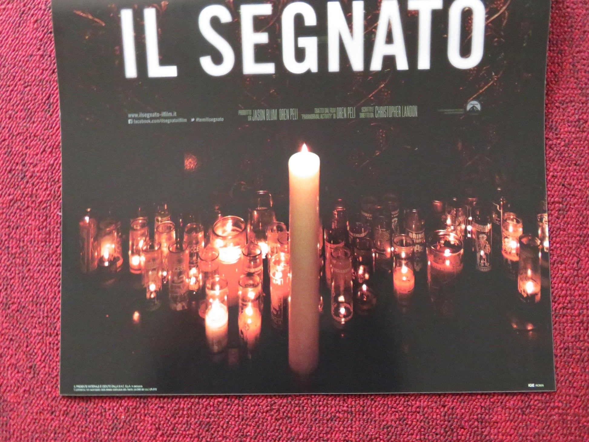 PARANORMAL ACTIVITY: THE MARKED ONES ITALIAN LOCANDINA POSTER ANDREW JACOBS 2014 Rendezvous Cinema Movie posters