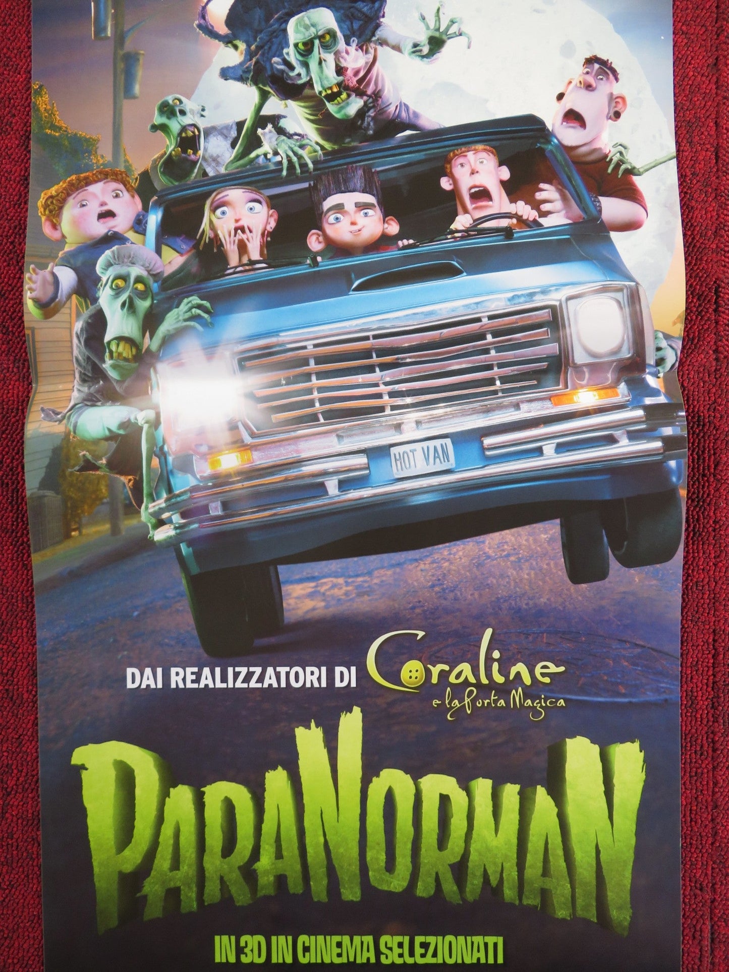 PARANORMAN ITALIAN LOCANDINA POSTER CASEY AFFLECK ANNA KENDRICK 2012 Rendezvous Cinema Movie posters