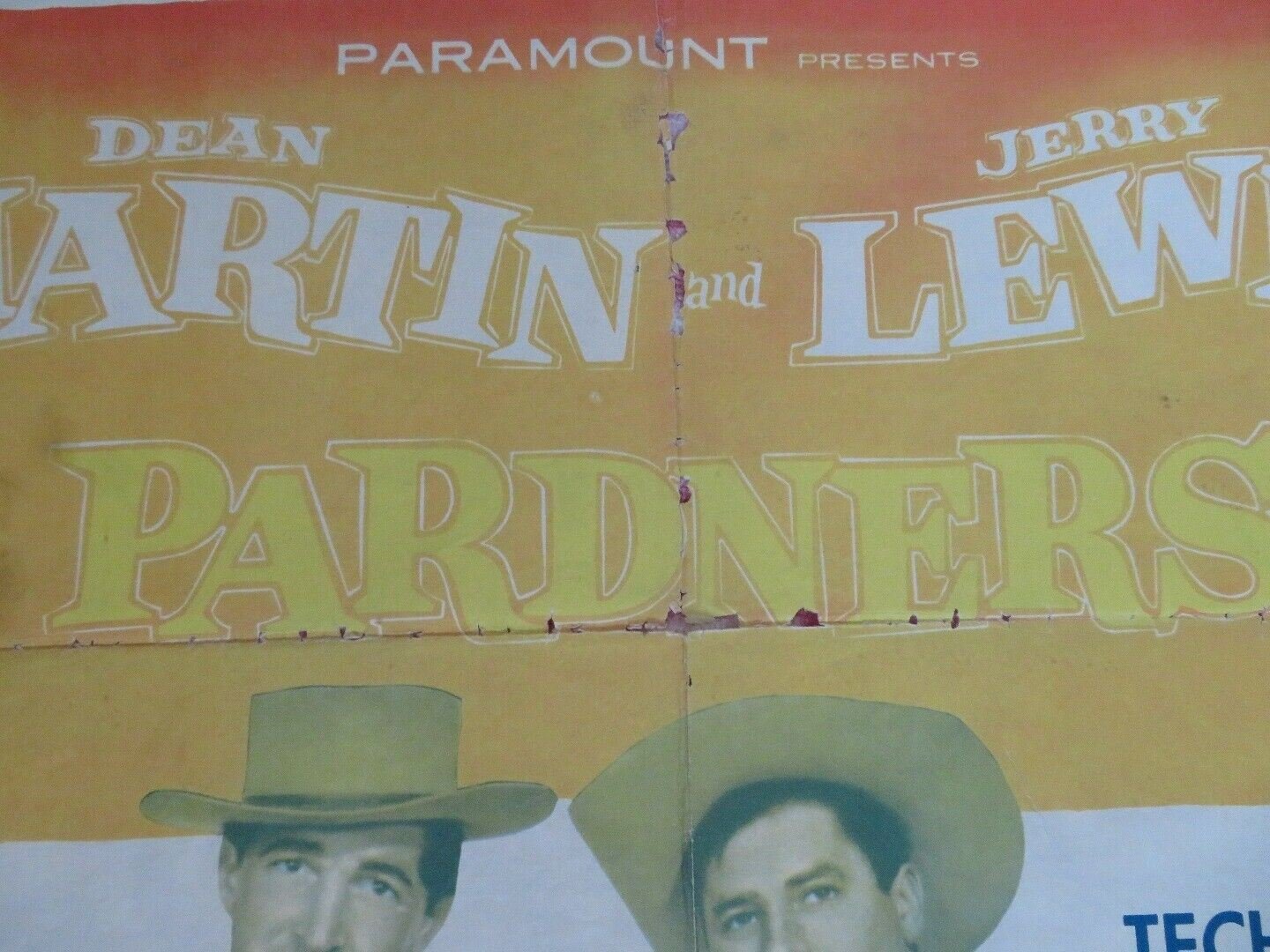 PARDNERS US ONE SHEET POSTER DEAN MARTIN JERRY LEWIS LORI NELSON 1956 Movie posters
