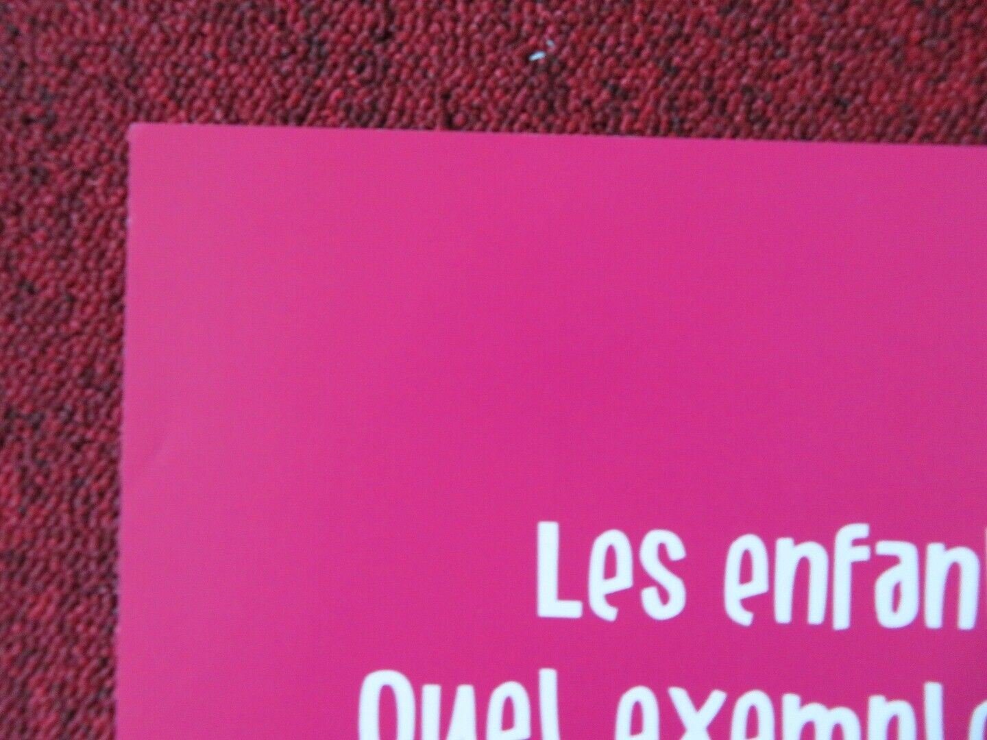 PARENT POSTER BELGIUM (16.5"x 23.5) POSTER - Rendezvous Cinema