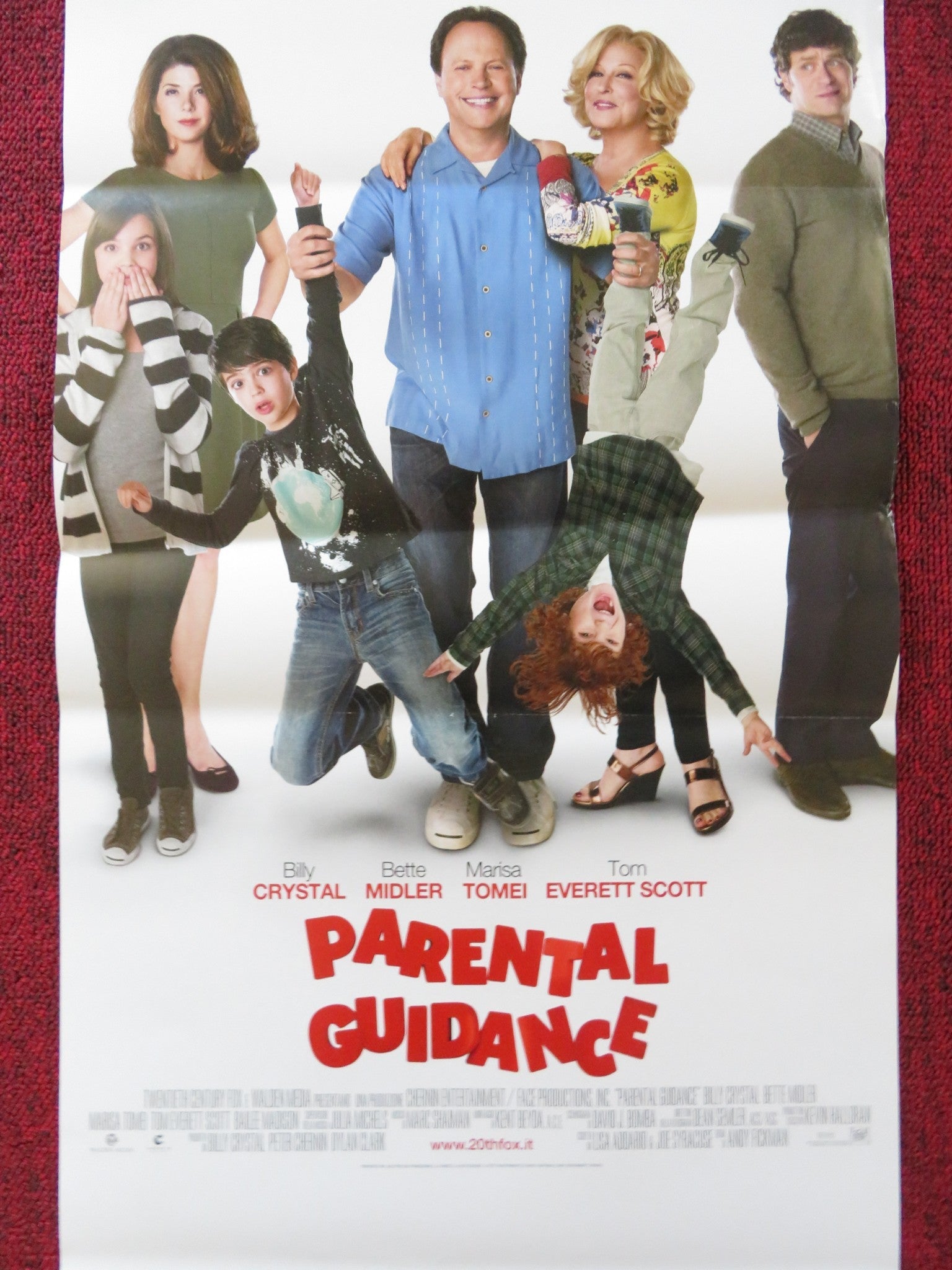 PARENTAL GUIDANCE ITALIAN LOCANDINA POSTER BILLY CRYSTAL BETTE MIDLER 2012 Rendezvous Cinema Movie posters
