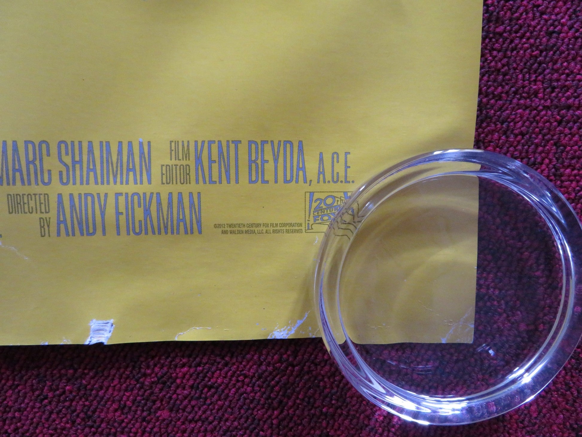 PARENTAL GUIDANCE UK QUAD (30"x 40") ROLLED POSTER BILLY CRYSTAL B. MIDLER 2012 Rendezvous Cinema Movie posters