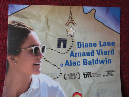 PARIS CAN WAIT ITALIAN LOCANDINA (26.5"x12.5") POSTER DIANE LANE A. VIARD 2016 Movie posters