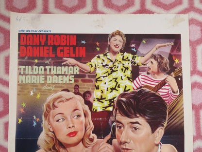 PARIS CANAILLE / Maid in Paris BELGIUM (19.5"x14.5") POSTER DANY ROBIN 1956 Movie posters