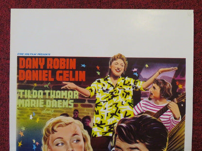 PARIS CANAILLE / MAID IN PARIS BELGIUM (21.5"x14") POSTER DANY ROBIN 1956 Movie posters