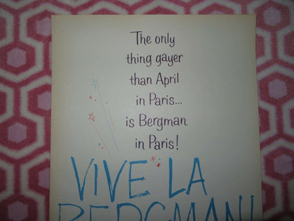 PARIS DOES STRANGE THINGS / Elena and Her Men US INSERT (14"x 36") POSTER 1956 Movie posters